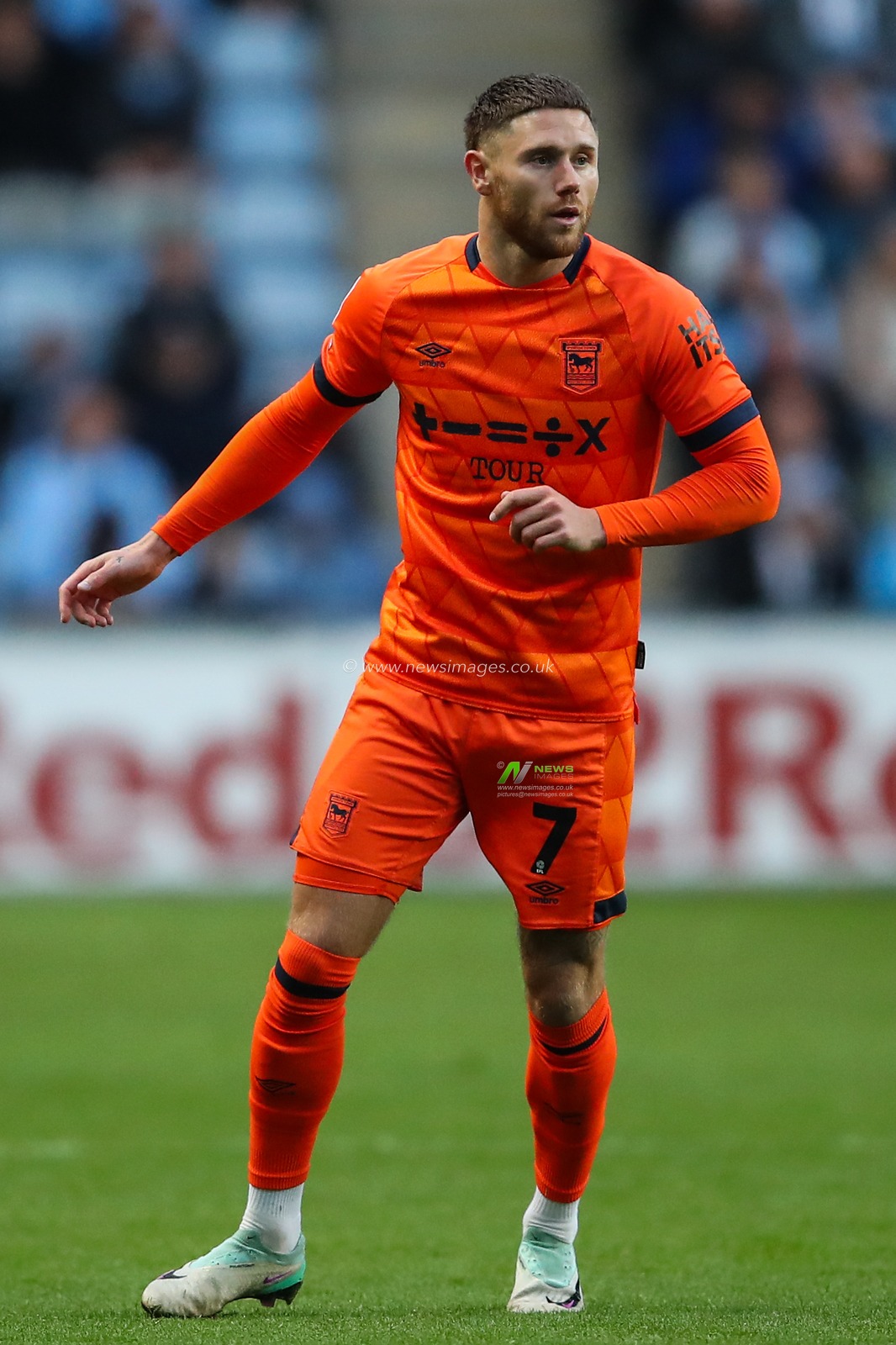 Wes Burns of Ipswich Town during the Sky Bet Championship match Coventry City vs Ipswich Town at Coventry Building Society Arena, Coventry, United Kingdom, 30th April 2024

(Photo by Gareth Evans/News Images)