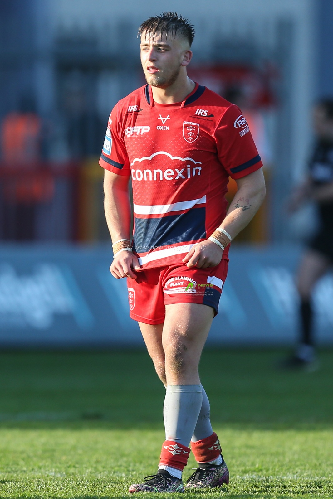 Mikey Lewis #20 of Hull KR during the game