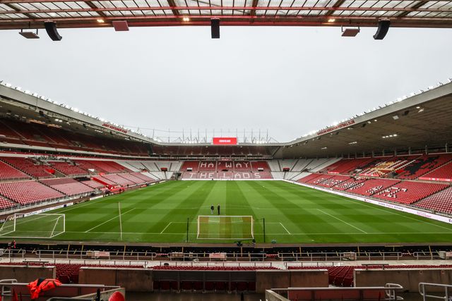 A general view of Stadium Of Light ahead of the Premier League match Sunderland vs Manchester United at Stadium Of Light, Sunderland, United Kingdom on 09 May 2026

(Photo by Alfie Cosgrove/News Images)