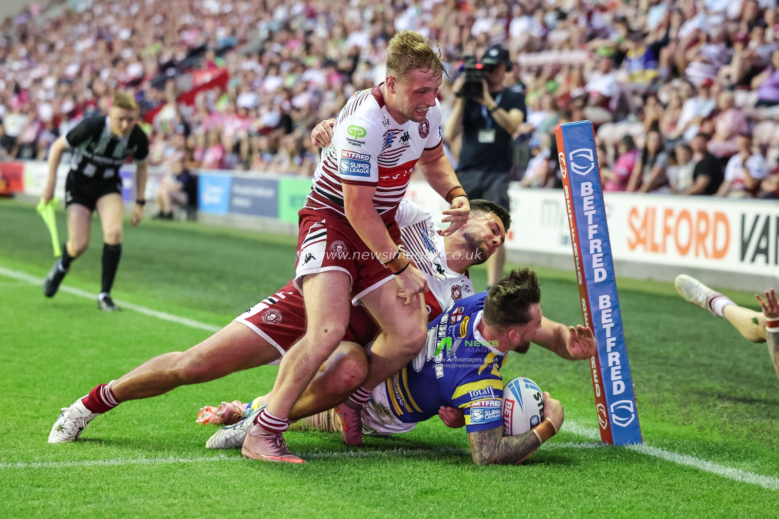 Betfred Super League round 18 Wigan Warriors v Warrington Wolves