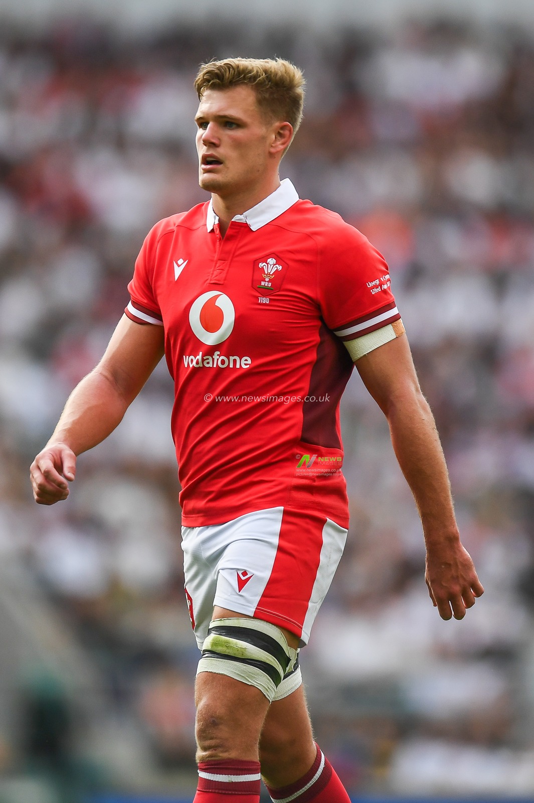 Taine Plumtree of Wales during the 2023 Summer Series match England vs Wales at Twickenham Stadium, Twickenham, United Kingdom, 12th August 2023

(Photo by Mike Jones/News Images)