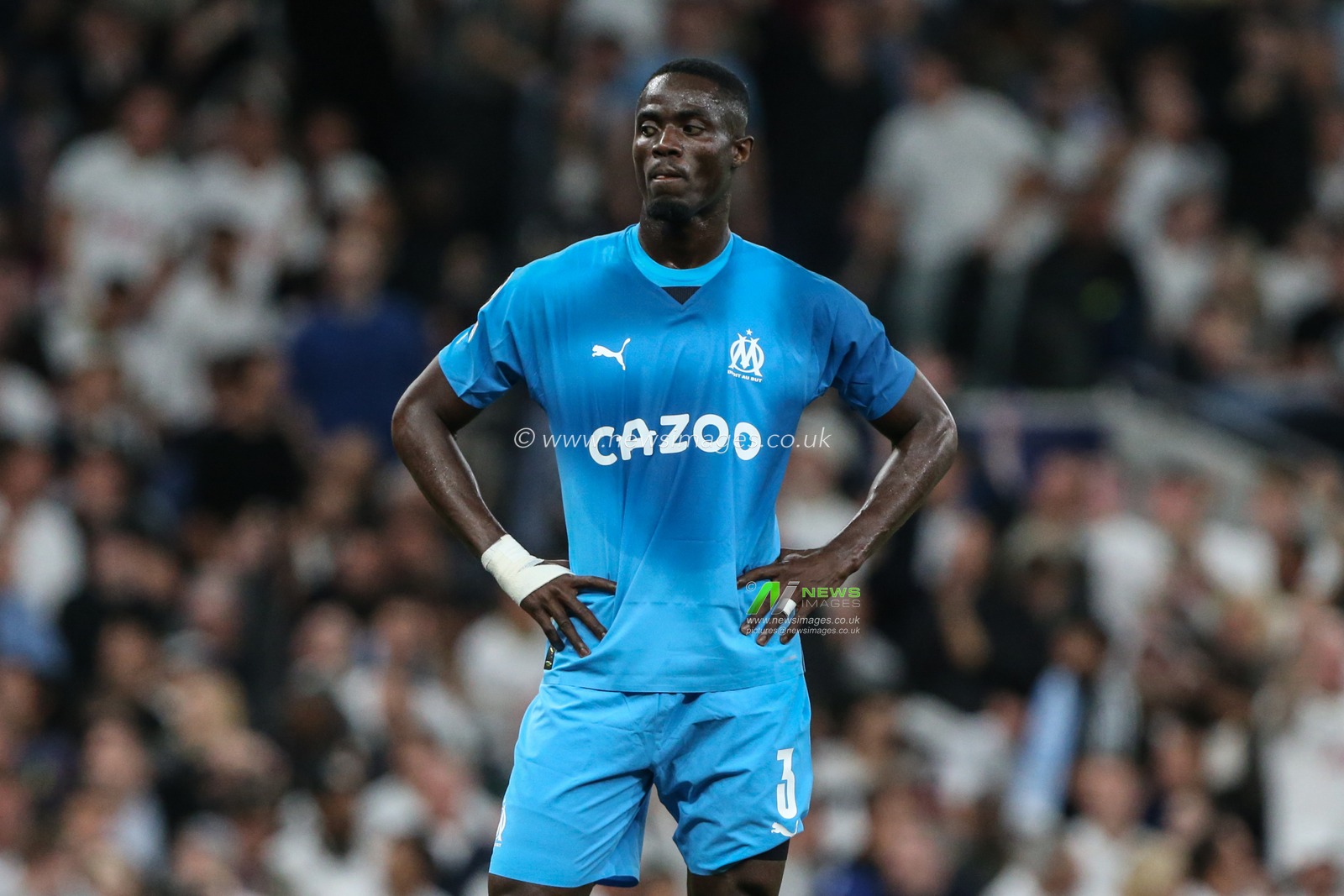 Eric Bailly #3 of Marseille during the UEFA Champions League match Tottenham Hotspur vs Marseille at Tottenham Hotspur Stadium, London, United Kingdom, 7th September 2022

(Photo by Arron Gent/News Images)