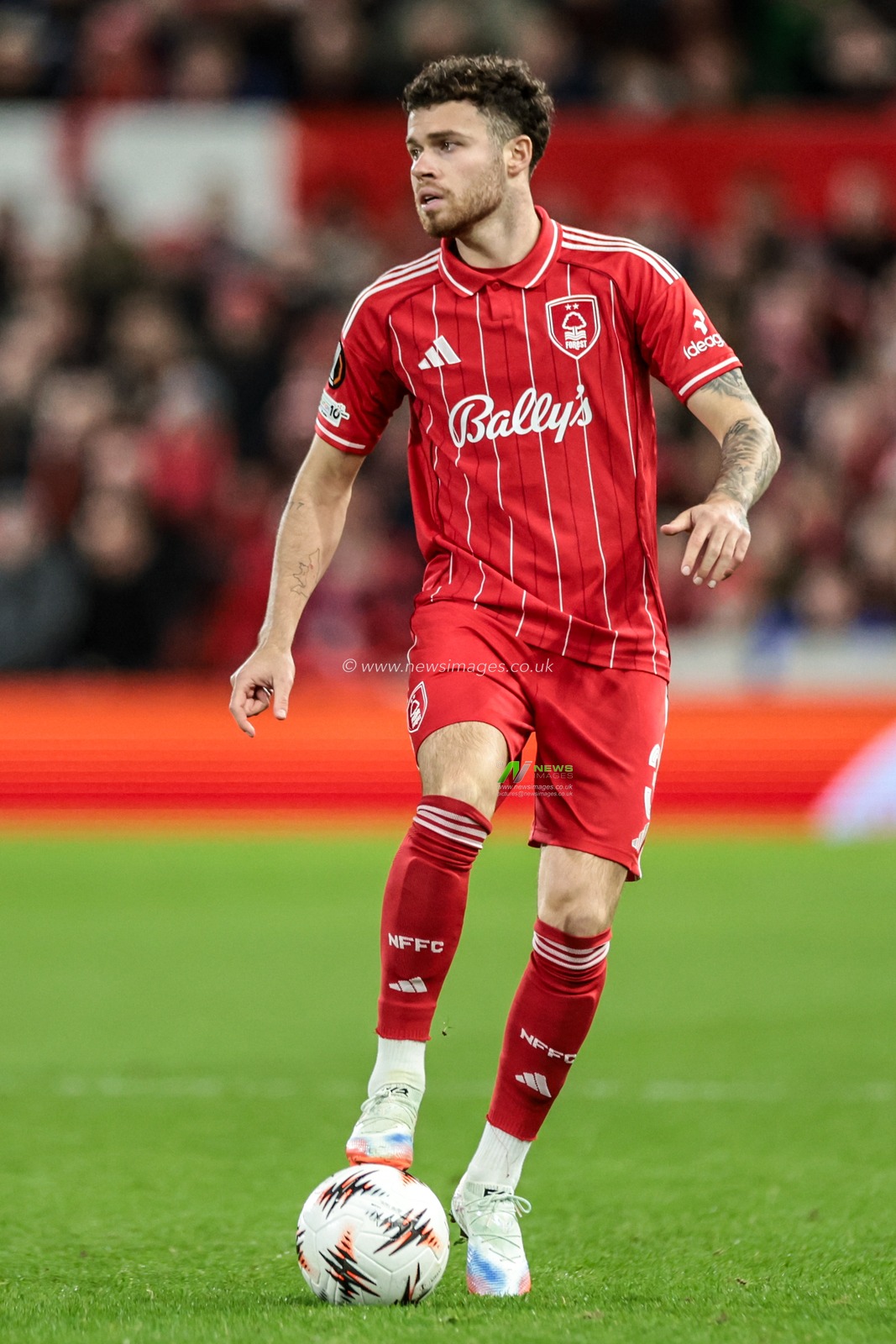 Neco Williams of Nottingham Forest during the UEFA Europa League Matchday 5 of 8 Nottingham Forest vs Malmo FF at City Ground, Nottingham, United Kingdom, 27th November 2025

(Photo by Mark Cosgrove/News Images)

*** GER AUT SUI OUT ***