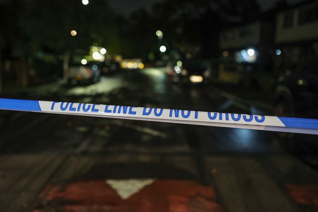 Police line do not cross tape as the area is still sealed off during the Manchester synagogue terror attack day 2 at Heaton Park Shul, Manchester, United Kingdom, 3rd October 2025

(Photo by Mark Cosgrove/News Images)