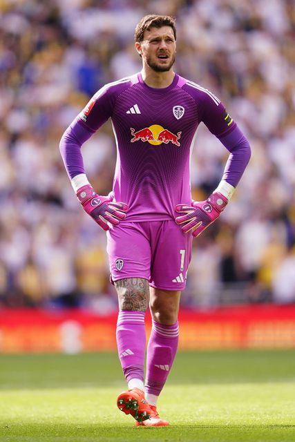 Leeds United goalkeeper Lucas Perri during the Emirates FA Cup Semi-Final match Chelsea vs Leeds United at Wembley Stadium, London, United Kingdom on 26 April 2026

(Photo by Harvey Murphy/News Images)