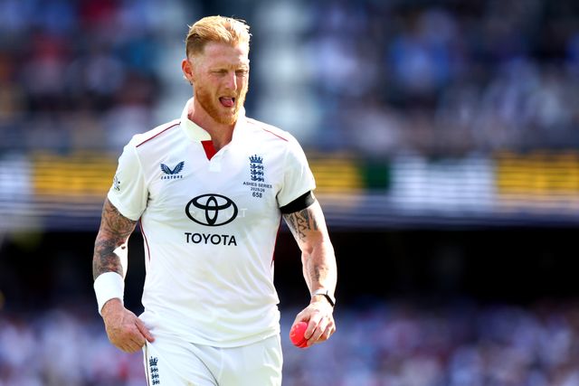 Ben Stokes of England  looks dejected during the NRMA Insurance Ashes Second Test Day 2 Australia vs England at The Gabba, Brisbane Cricket Ground, Brisbane, Australia, 5th December 2025

(Photo by Pat Hoelscher/News Images)

*** GER AUT SUI OUT ***
