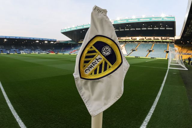 A LUFC corner flag during the Premier League match Leeds United vs Brentford at Elland Road, Leeds, United Kingdom on 21 March 2026

(Photo by Mark Cosgrove/News Images)