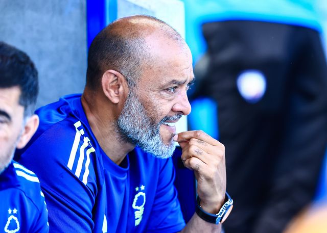 Nuno Espírito Santo Nottingham Forest Manager during the Pre-season friendly match Chesterfield vs Nottingham Forest at SMH Group Stadiumact Stadium, Chesterfield, United Kingdom, 12th July 2025

(Photo by Richard Bierton/News Images)