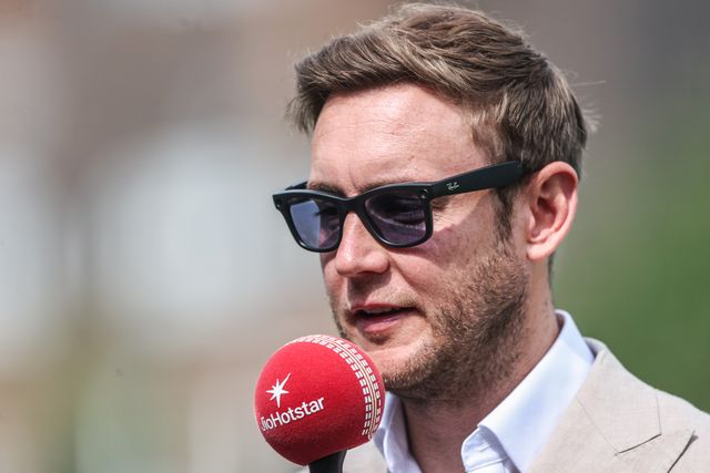 Stuart Broad is interviewed during the 5th Rothesay Test Match Day 2 England v India at The Kia Oval, London, United Kingdom, 1st August 2025

(Photo by Alfie Cosgrove/News Images)