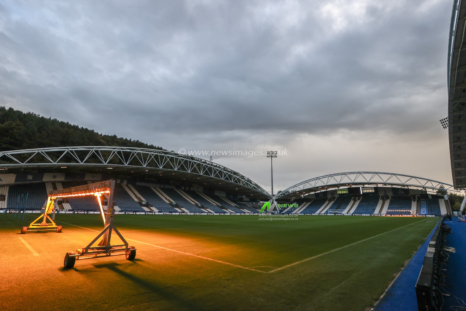 A general view of the John Smithâ€™s Stadium during the Bristol Street Motors Trophy match Huddersfield Town vs Barnsley at John Smith's Stadium, Huddersfield, United Kingdom, 8th October 2024

(Photo by Alfie Cosgrove/News Images)