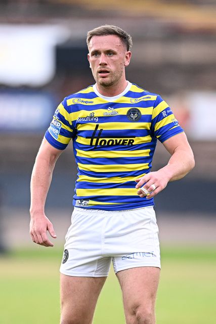Ben Currie of Warrington Wolves during the Betfred Super League round 22 match Bradford Bulls vs Warrington Wolves at Odsal Stadium, Bradford, United Kingdom on 08 August 2026

(Photo by Ben Roberts/News Images)