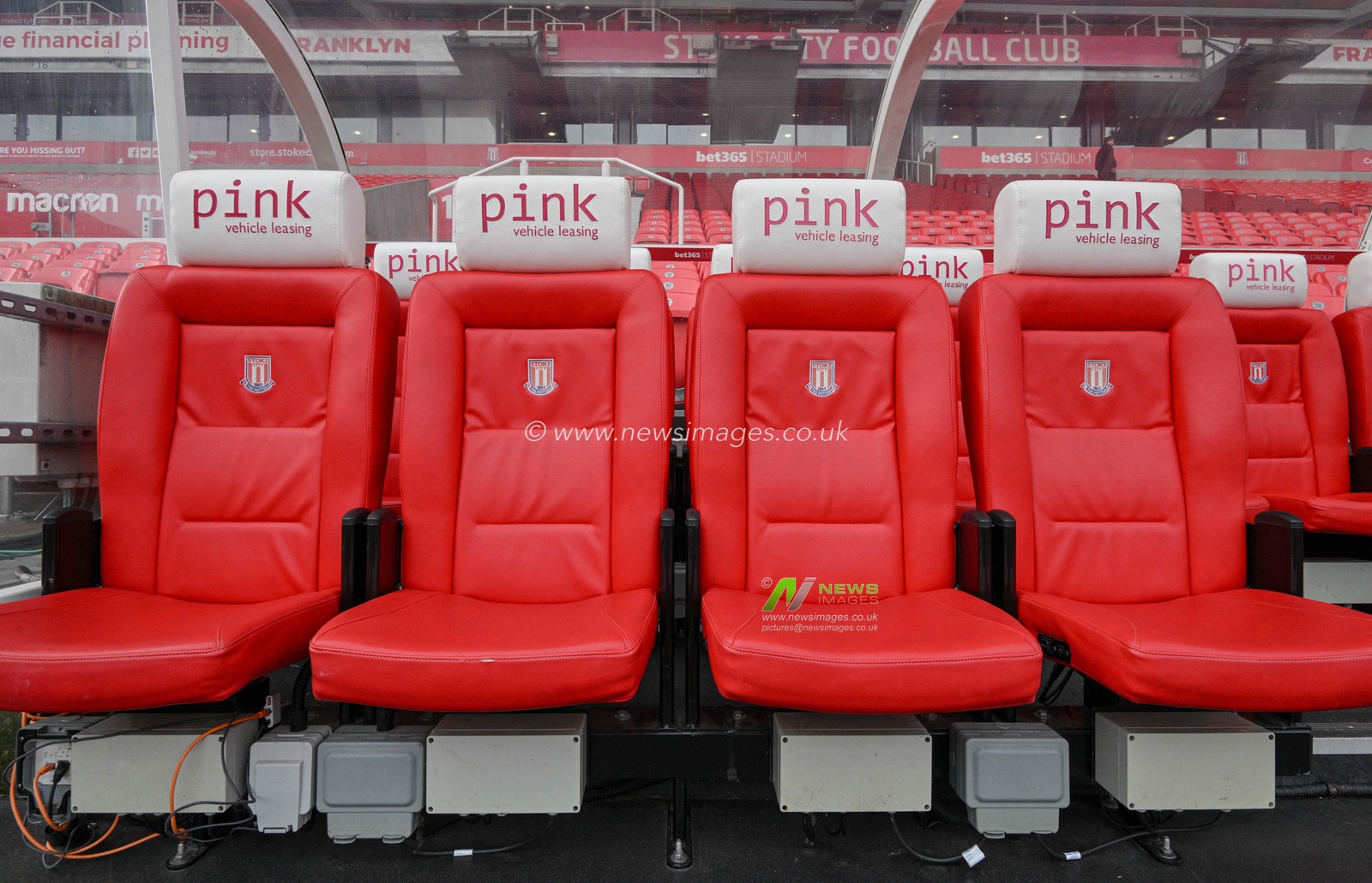 Bet365 Stadium bench seats lay waiting ahead of the match, during the Sky Bet Championship match Stoke City vs Sunderland at Bet365 Stadium, Stoke-on-Trent, United Kingdom, 21st October 2023

(Photo by Cody Froggatt/News Images)
