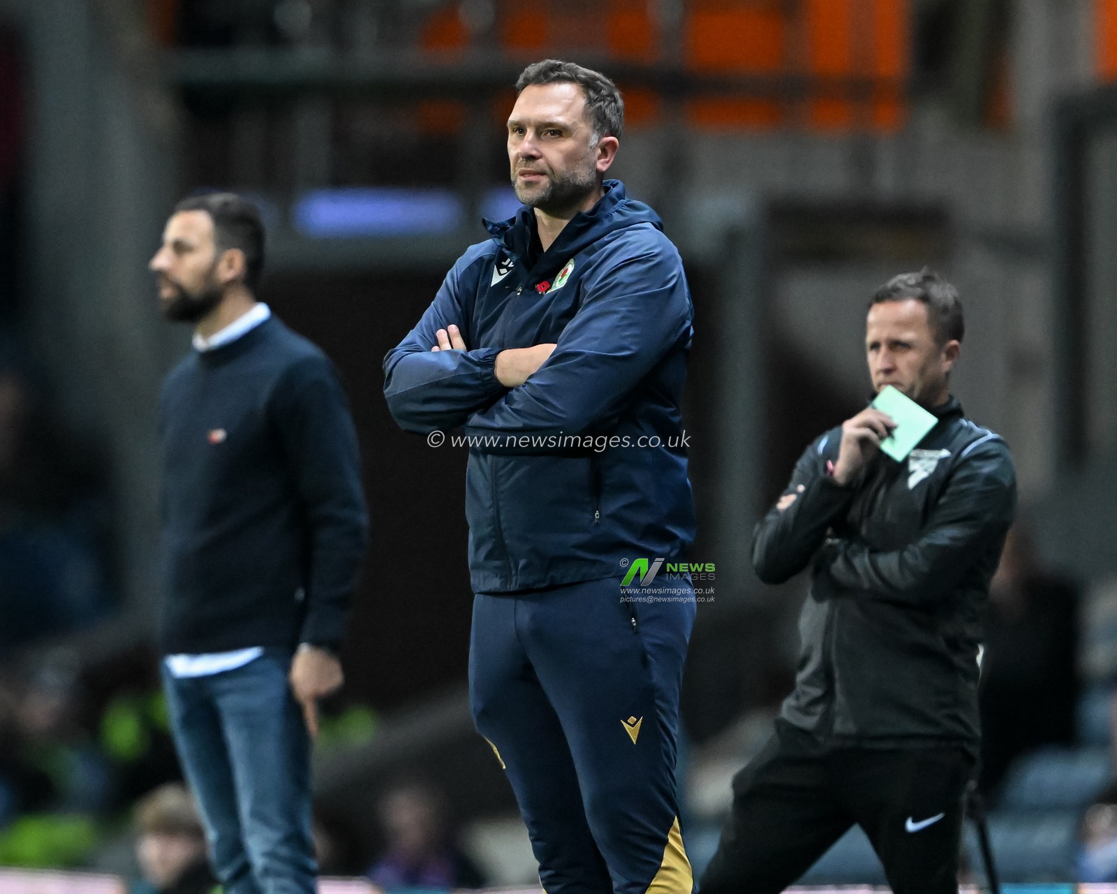 John Eustace Head coach of Blackburn Rovers watches on during the Sky Bet Championship match Blackburn Rovers vs Stoke City at Ewood Park, Blackburn, United Kingdom, 6th November 2024

(Photo by Cody Froggatt/News Images)