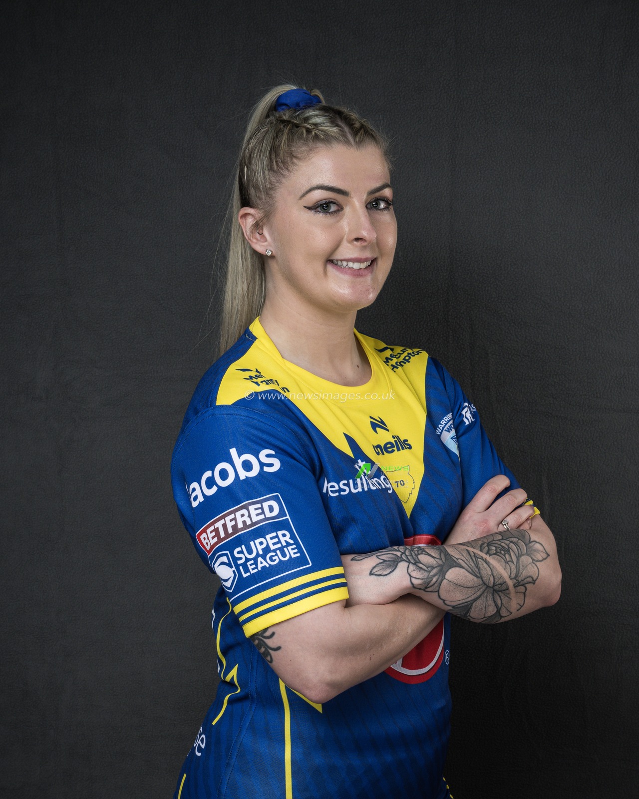 Warrington Wolves Women Headshots at Halliwell Jones Stadium, Warrington, United Kingdom, 5th March 2024

(Photo by Craig Thomas/News Images)