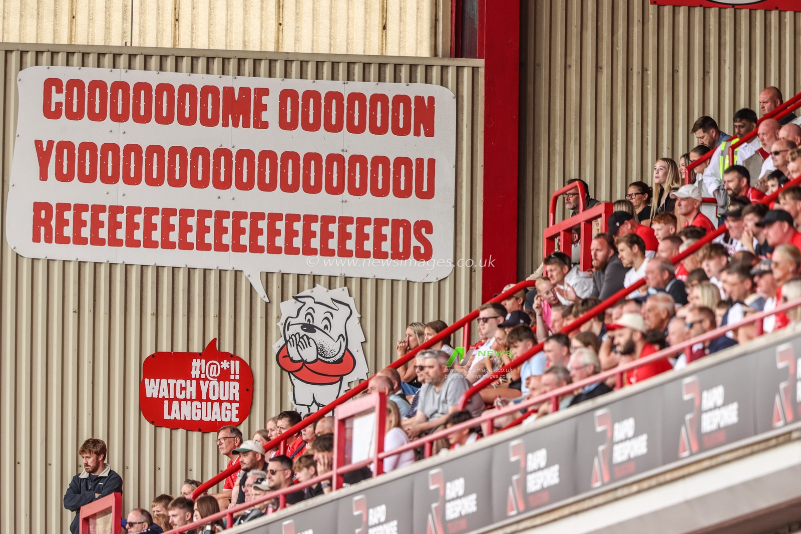 A general view of Oakwell during the Sky Bet League One match Barnsley vs Bromley at Oakwell, Barnsley, United Kingdom on 15 August 2026

(Photo by Alfie Cosgrove/News Images)