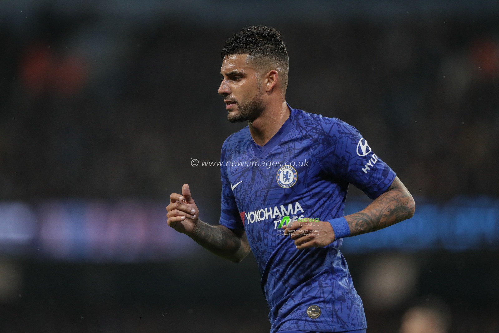 23rd November 2019, Etihad Stadium, Manchester, England; Premier League, Manchester City v Chelsea : Emerson Palmieri (33) of Chelsea during the game

Credit: Mark Cosgrove/News Images
