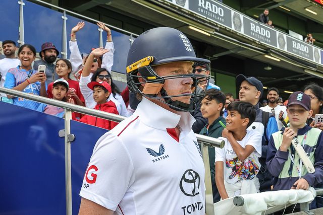 Ollie Pope of England heads out to bat during the 2nd Rothesay Test Match day 5 England v India at Edgbaston, Birmingham, United Kingdom, 6th July 2025

(Photo by Mark Cosgrove/News Images)