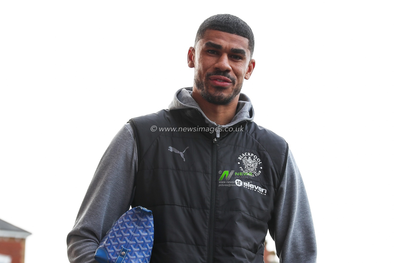 Ashley Fletcher of Blackpool arrives ahead of the Sky Bet League 1 match Exeter City vs Blackpool at St James' Park, Exeter, United Kingdom, 25th January 2025

(Photo by Gareth Evans/News Images)