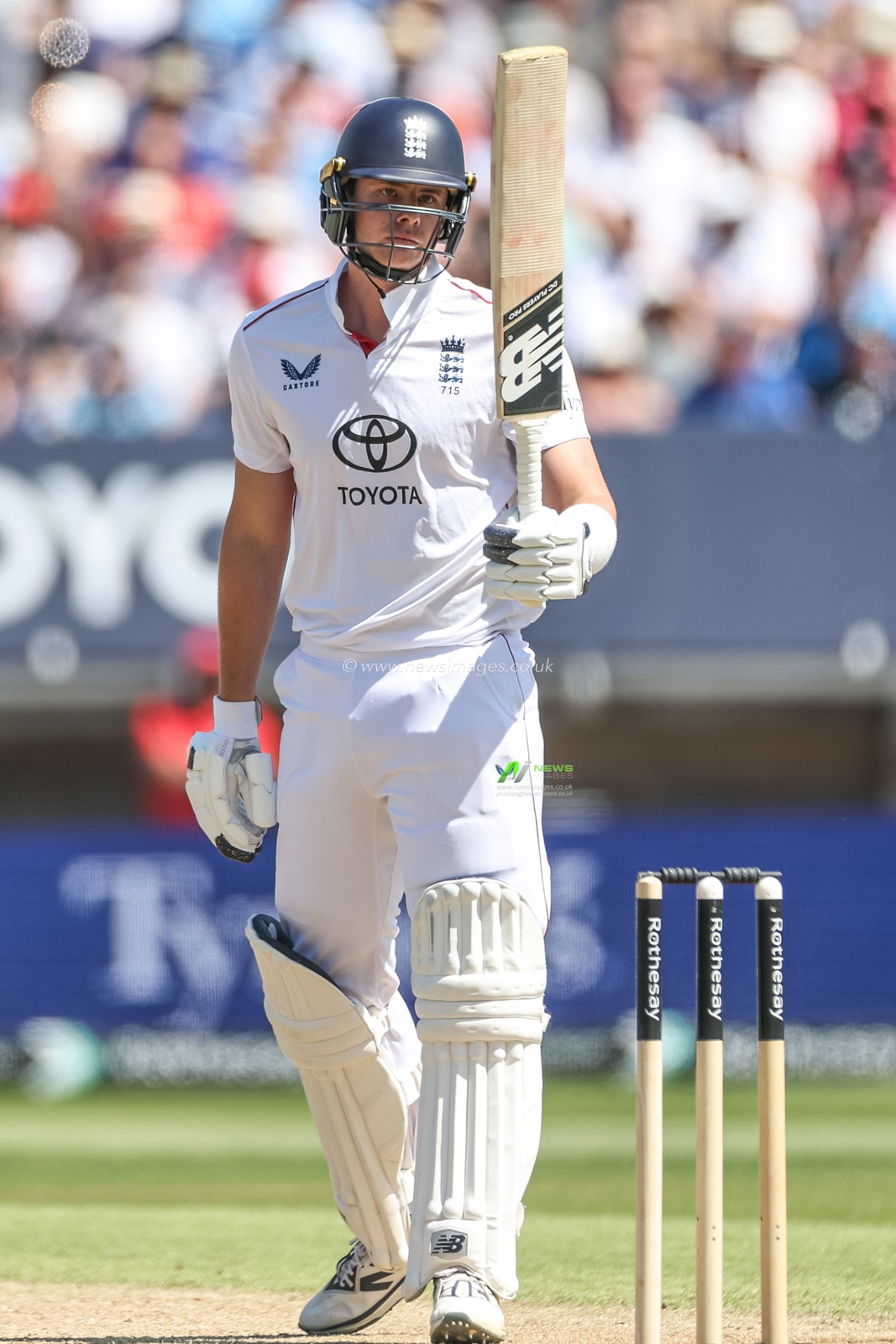 Jamie Smith of England during the 2nd Rothesay Test Match day 3 England v India at Edgbaston, Birmingham, United Kingdom, 4th July 2025

(Photo by Mark Cosgrove/News Images)