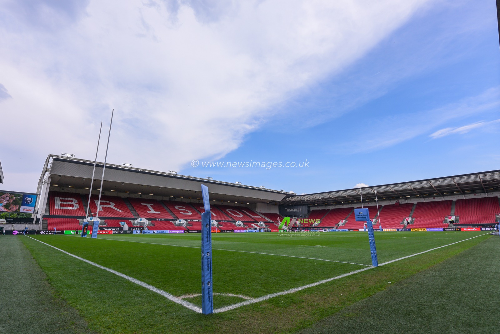 Ashton Gate Stadium during the Gallagher PREM match Bristol Bears vs Saracens at Ashton Gate, Bristol, United Kingdom on 09 May 2026

(Photo by Alex Williamson/News Images)