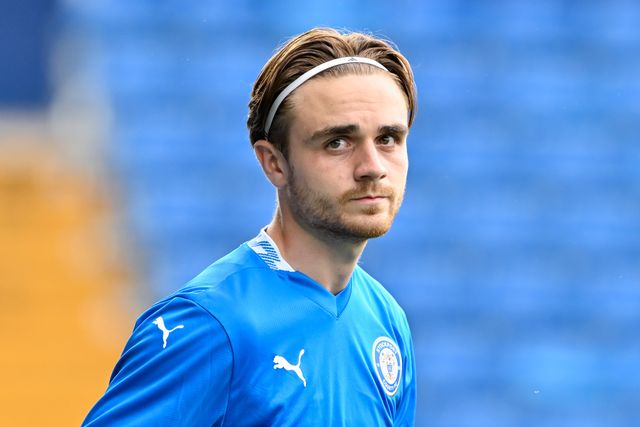 Lewis Bate of Stockport County walks out ahead of kick off during the Pre-season friendly match Stockport County vs Blackburn Rovers at Edgeley Park Stadium, Stockport, United Kingdom, 2nd August 2024

(Photo by Cody Froggatt/News Images)