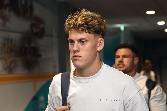 Arron Lindop of Warrington Wolves arrives during the Betfred Super League Round 14 Leeds Rhinos v Warrington Wolves at Headingley Stadium, Leeds, United Kingdom, 14th June 2025

(Photo by Mark Cosgrove/News Images)