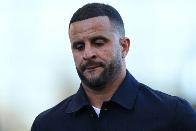 Kyle Walker of Burnley arrives ahead of the Premier League match Burnley vs Manchester City at Turf Moor, Burnley, United Kingdom on 22 April 2026

(Photo by Jorge Horsted/News Images)