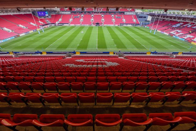 Ashton Gate Stadium during the Gallagher PREM match Bristol Bears vs Saracens at Ashton Gate, Bristol, United Kingdom on 09 May 2026

(Photo by Alex Williamson/News Images)