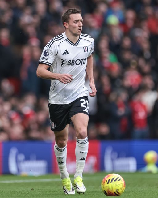 Timothy Castagne of Fulham during the Premier League match Manchester United vs Fulham at Old Trafford, Manchester, United Kingdom, 1st February 2026

(Photo by Mark Cosgrove/News Images)
