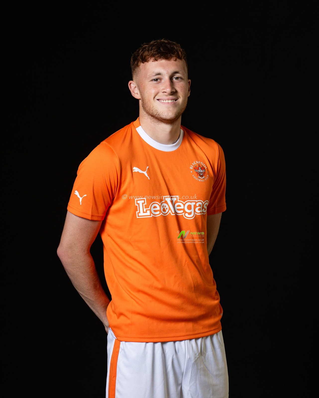 Blackpool Squad Headshots at Bloomfield Road, Blackpool, United Kingdom, 27th July 2023

(Photo by Craig Thomas/News Images)