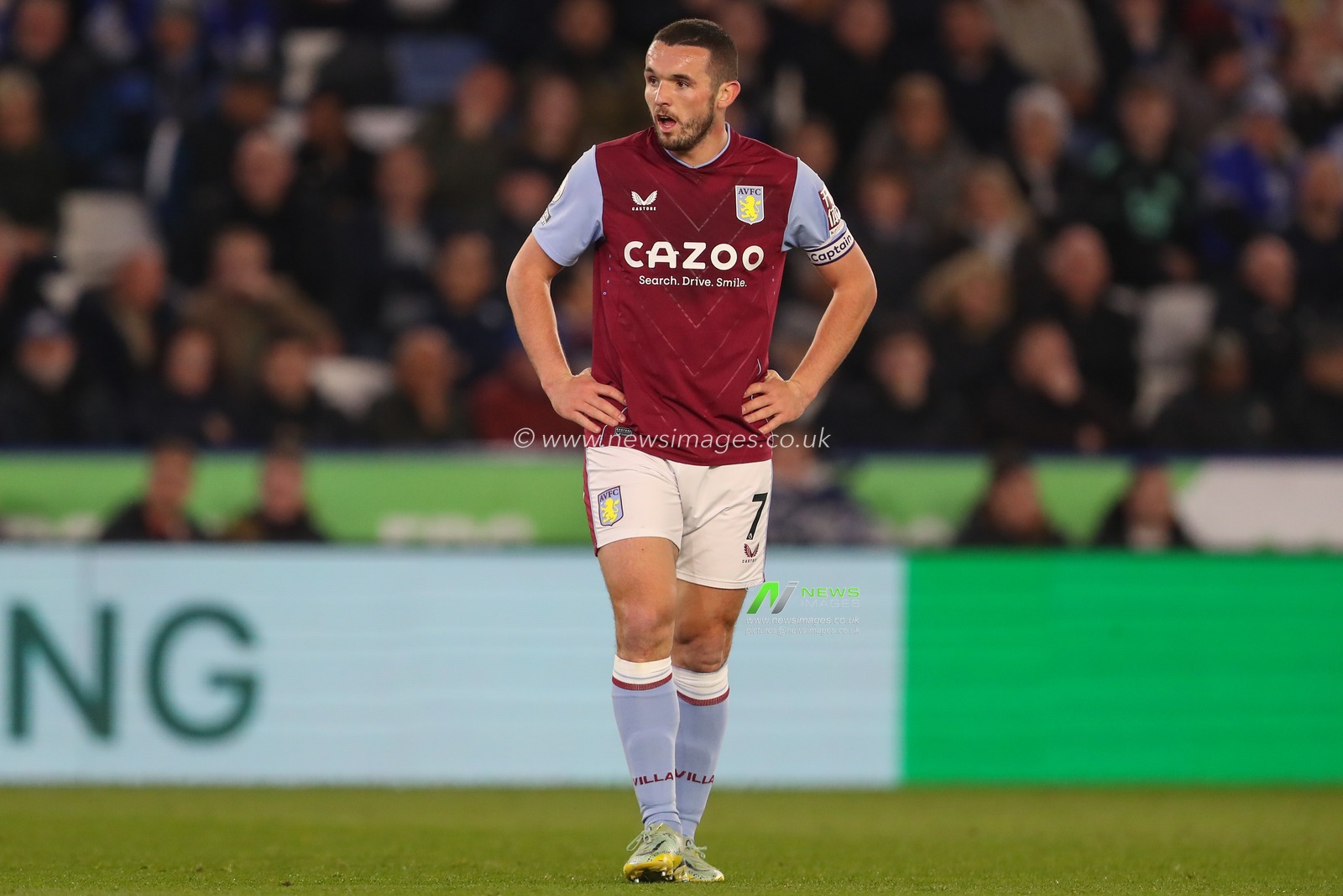 John McGinn #7 of Aston Villa during the Premier League match Leicester City vs Aston Villa at King Power Stadium, Leicester, United Kingdom, 4th April 2023

(Photo by Gareth Evans/News Images)