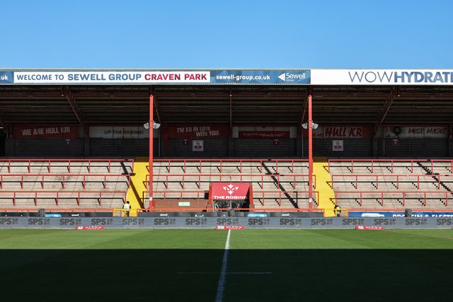 A general view of Sewell Group Craven Park during the Betfred Super League round 10 match Hull KR vs Castleford Tigers at Sewell Group Craven Park, Hull, United Kingdom on 30 April 2026

(Photo by Mark Cosgrove/News Images)