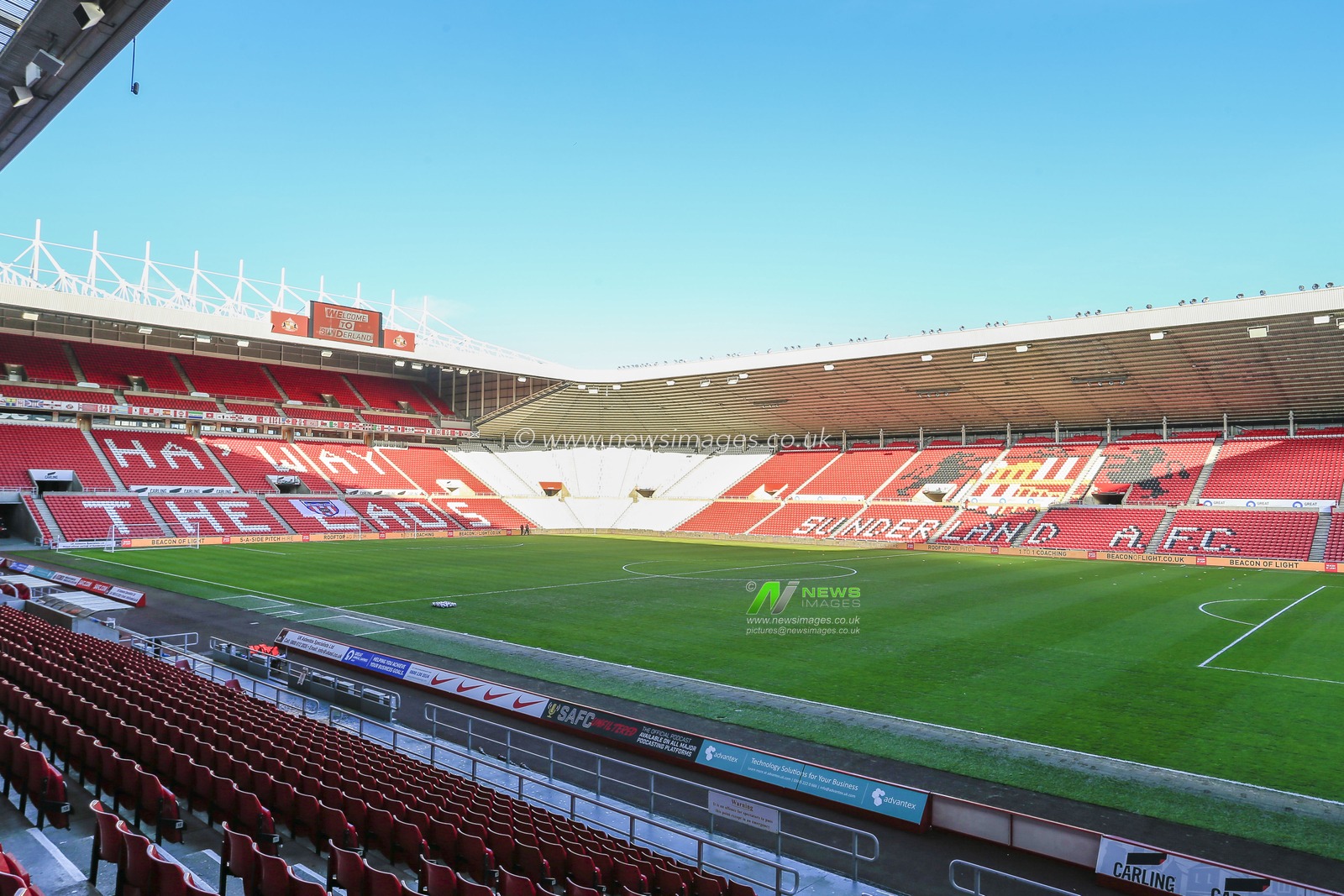 A general view of the Stadium of Light ahead of the Sky Bet League One match between Sunderland and Shrewsbury Town