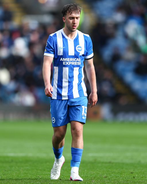 Jack Hinshelwood of Brighton & Hove Albion during the Premier League match Burnley vs Brighton & Hove Albion at Turf Moor, Burnley, United Kingdom on 11 April 2026

(Photo by Jorge Horsted/News Images)