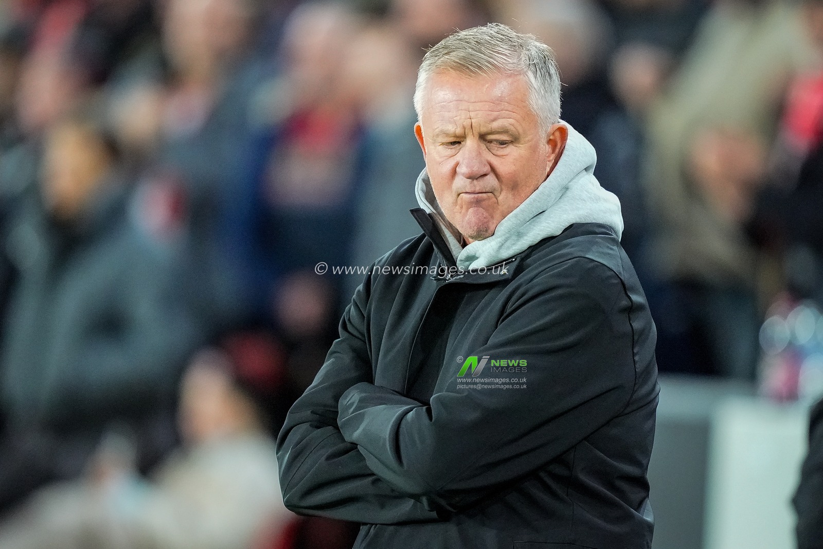 Chris Wilder manager of Sheffield United during the Sky Bet Championship match Sheffield United vs Norwich City at Bramall Lane, Sheffield, United Kingdom, 9th December 2025

(Photo by Maynard Manyowa/News Images)

*** GER AUT SUI OUT ***