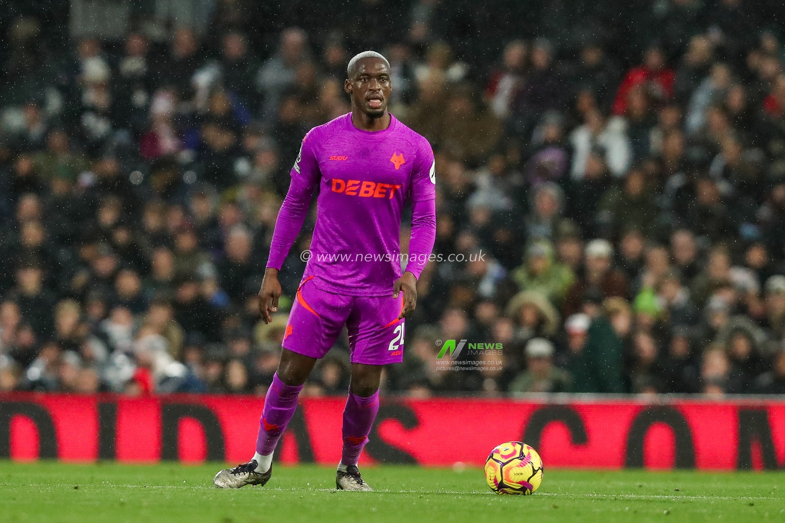 Toti of Wolverhampton Wanderers looks on during the Premier League match Fulham vs Wolverhampton Wanderers at Craven Cottage, London, United Kingdom, 23rd November 2024

(Photo by Izzy Poles/News Images)