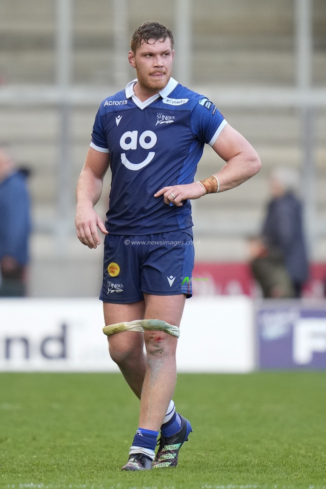 Cobus Wiese #4 of Sale Sharks during the Gallagher Premiership match Sale Sharks vs Harlequins at AJ Bell Stadium, Eccles, United Kingdom, 23rd October 2022

(Photo by Steve Flynn/News Images)