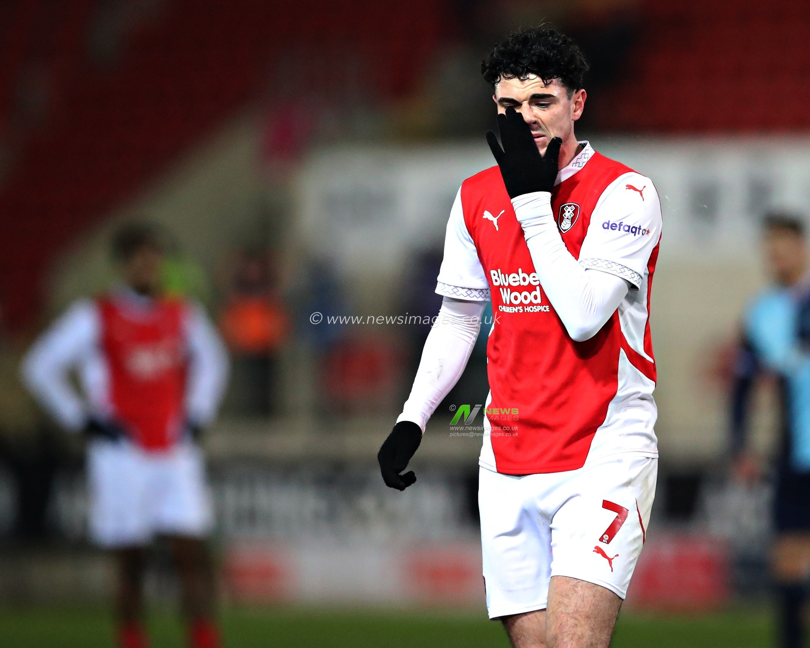 Joe Powell of Rotherham United during the Sky Bet League 1 match Rotherham United vs Wycombe Wanderers at New York Stadium, Rotherham, United Kingdom, 18th March 2025

(Photo by Sam Eaden/News Images)