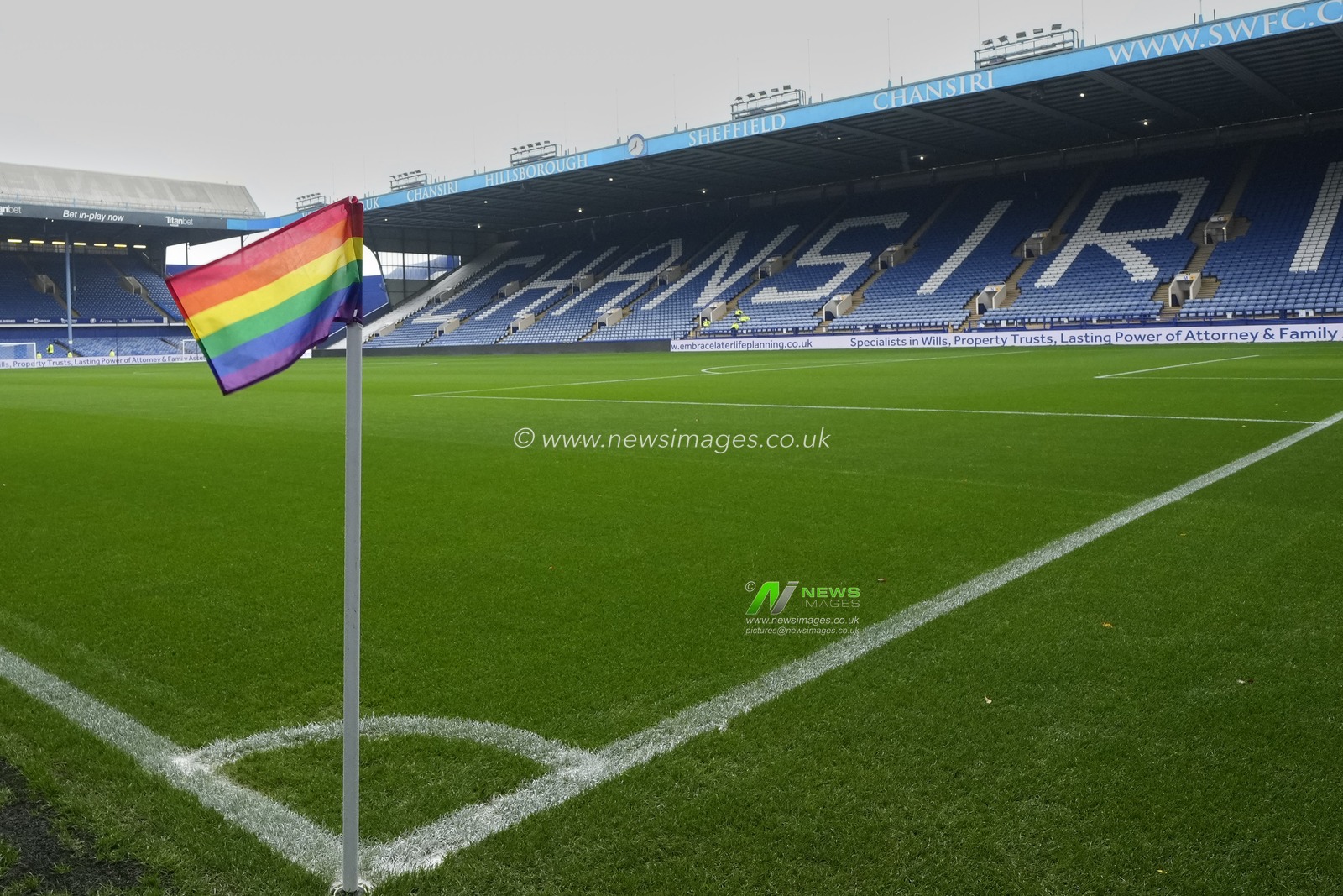 General view of Hillsborough Stadium before the game during the Sky Bet League 1 match Sheffield Wednesday vs Burton Albion at Hillsborough, Sheffield, United Kingdom, 29th October 2022

(Photo by Steve Flynn/News Images)