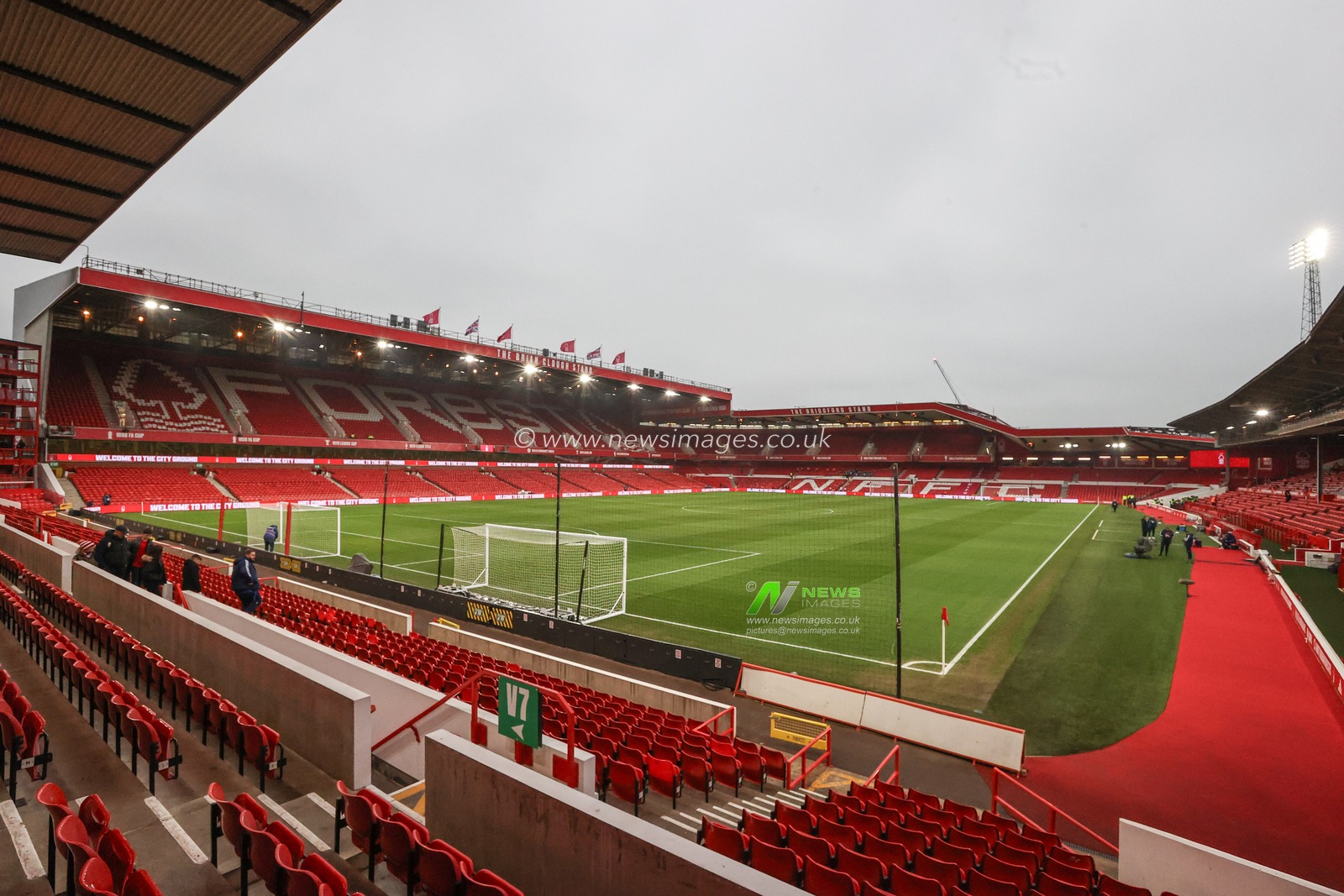 A general view of City Ground during the Premier League match Nottingham Forest vs Southampton at City Ground, Nottingham, United Kingdom, 19th January 2025

(Photo by Alfie Cosgrove/News Images)