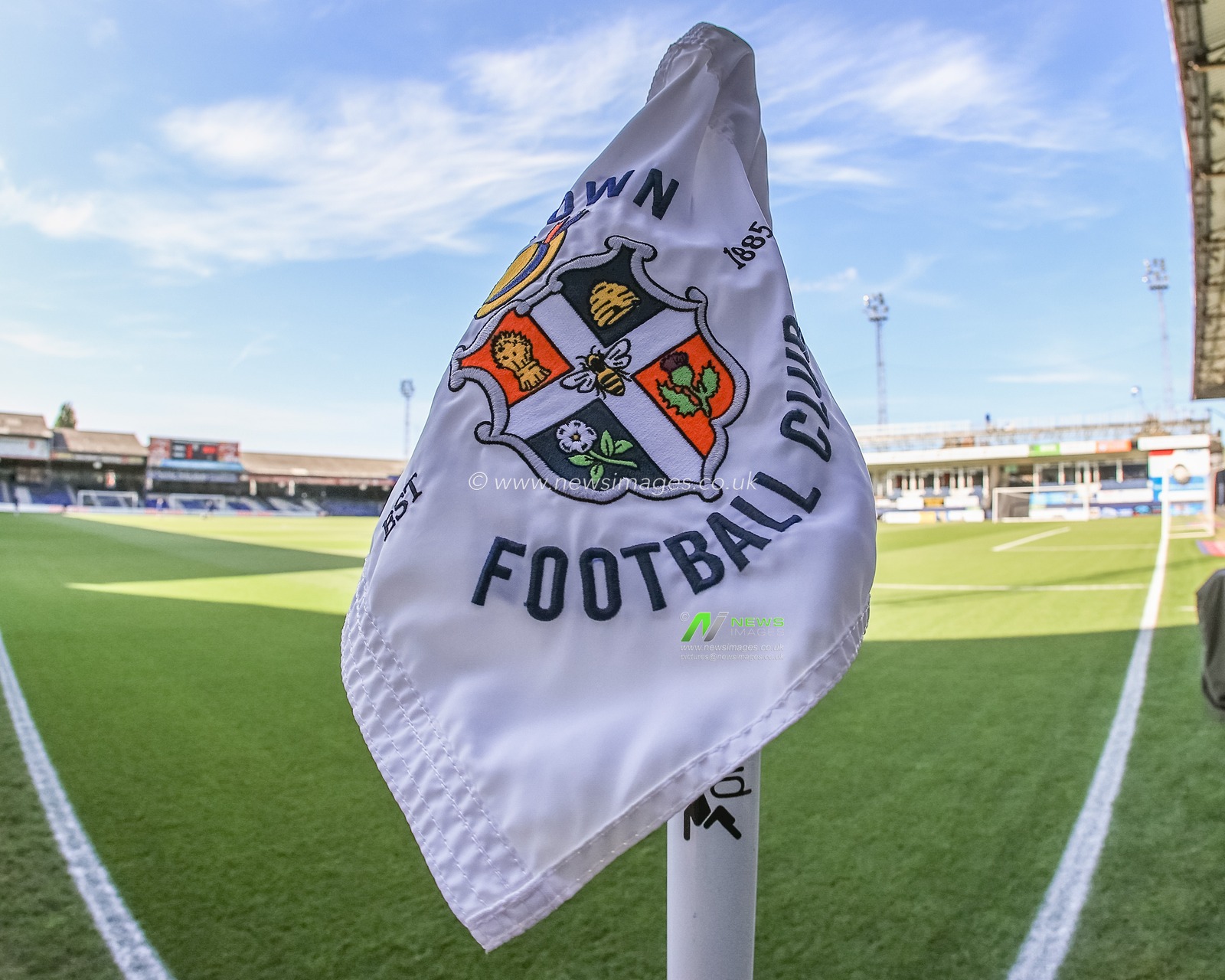A Corner flag at Kenilworth Road