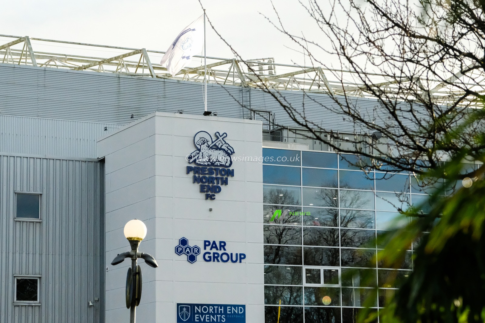 Deepdale Stadium of Preston North End before the Sky Bet Championship match Preston North End vs Leeds United at Deepdale, Preston, United Kingdom, 14th December 2024

(Photo by Jorge Horsted/News Images)