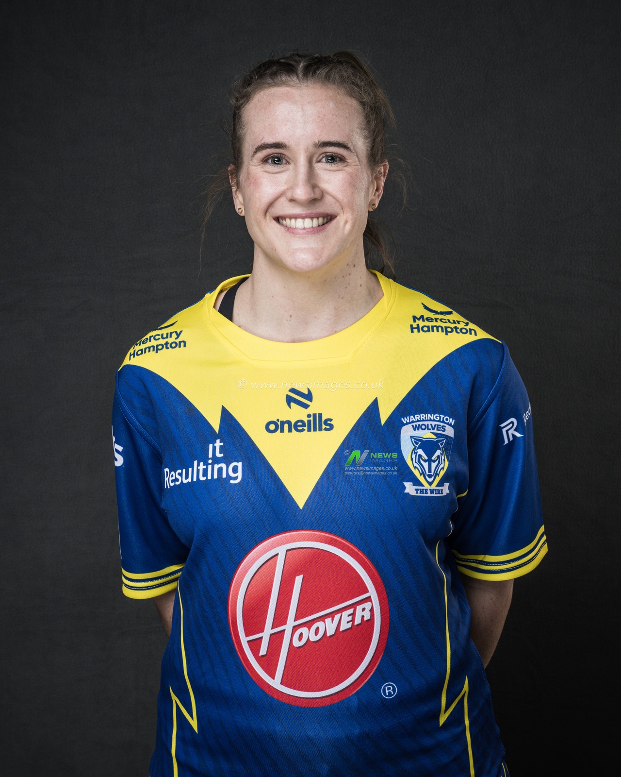 Warrington Wolves Women Headshots at Halliwell Jones Stadium, Warrington, United Kingdom, 5th March 2024

(Photo by Craig Thomas/News Images)