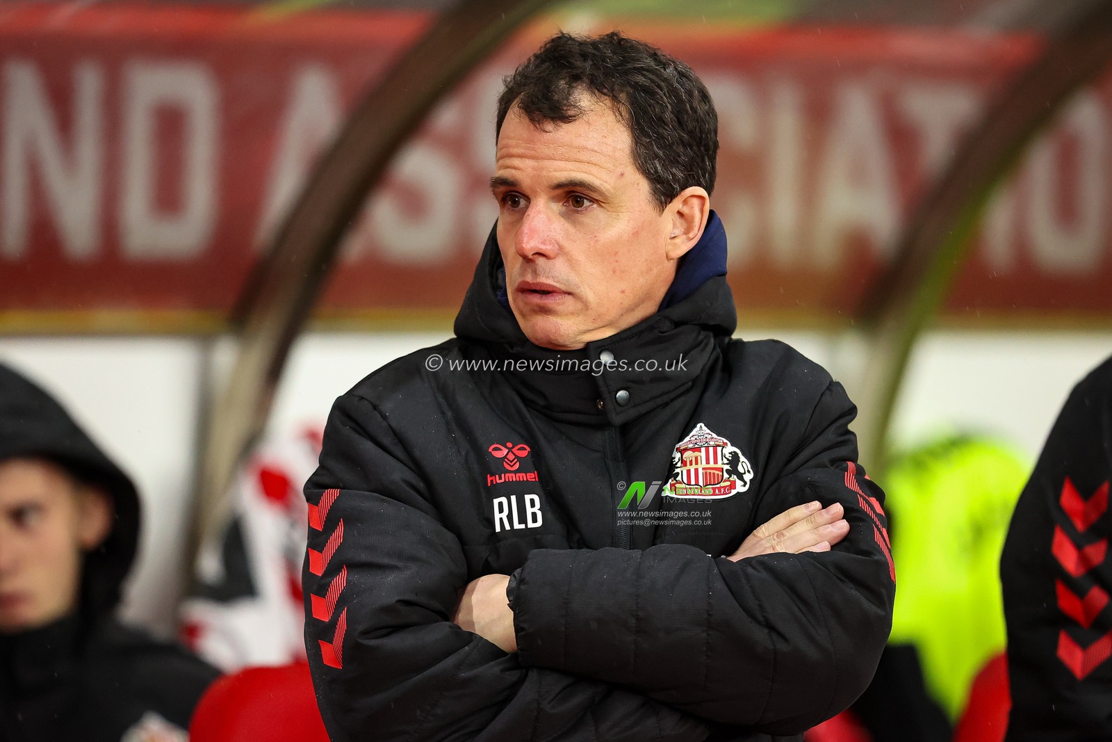Regis Le Bris manager of Sunderland looks on during the Premier League match Sunderland vs Burnley at Stadium Of Light, Sunderland, United Kingdom, 2nd February 2026

(Photo by Alfie Cosgrove/News Images)