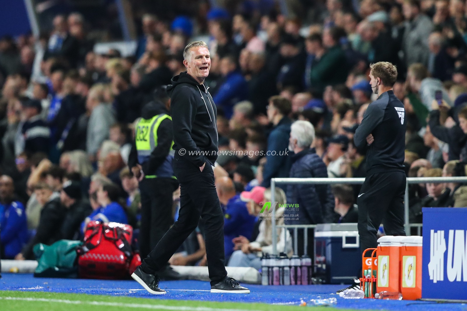 Phil Parkinson manager of Wrexham reacts during the Sky Bet League 1 match Birmingham City vs Wrexham at St. Andrew's @ Knighthead Park, Birmingham, United Kingdom, 16th September 2024

(Photo by Gareth Evans/News Images)
