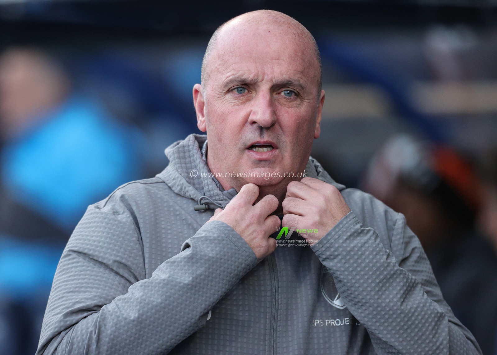 Paul Cook manager of Chesterfield during the Sky Bet League 2 match Chesterfield vs Barnet at SMH Group Stadium, Chesterfield, United Kingdom, 13th December 2025

(Photo by Richard Bierton/News Images)

*** GER AUT SUI OUT ***