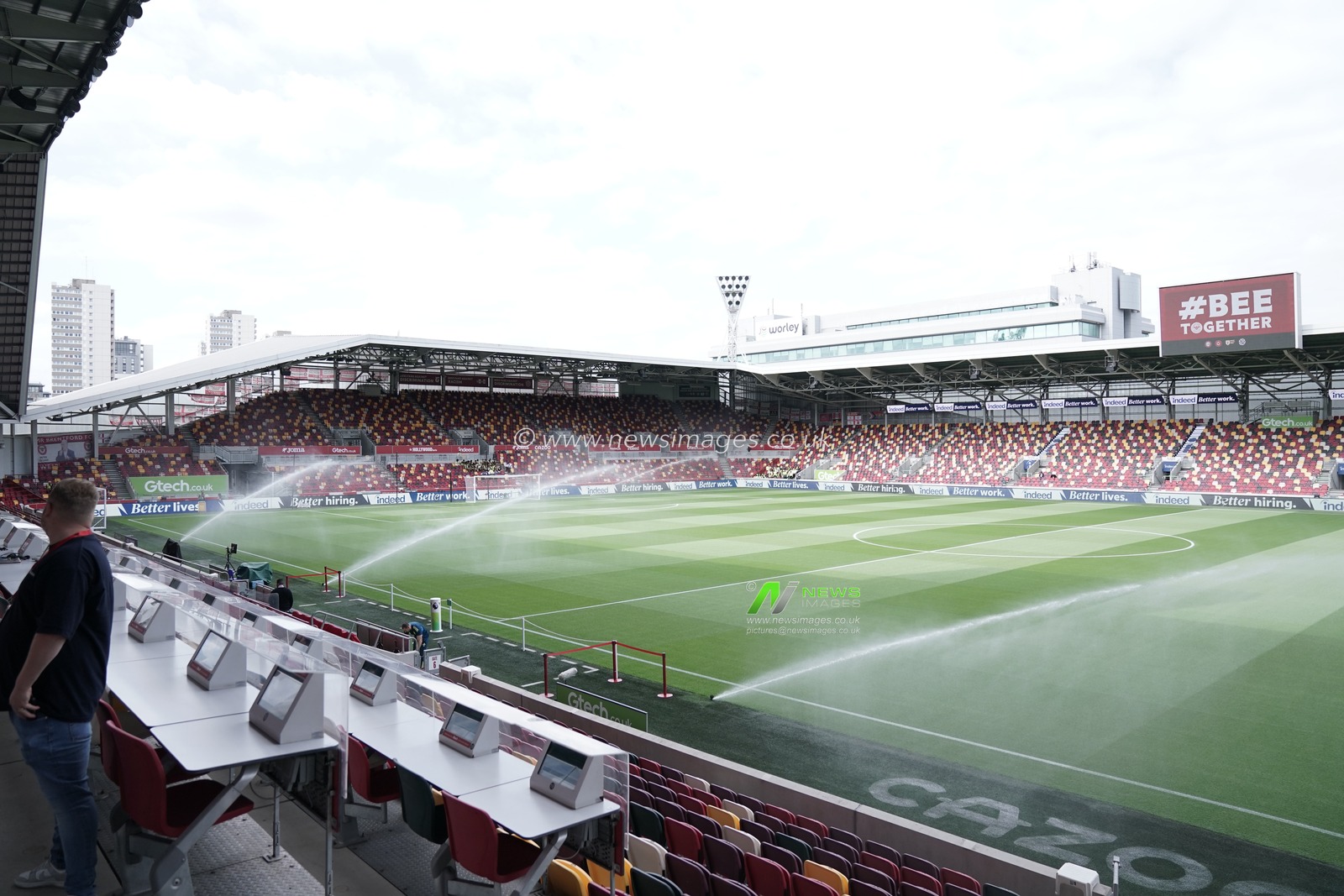 General view of the Gtech Community stadium ahead of the Premier League match Brentford vs Aston Villa at The Gtech Community Stadium, London, United Kingdom, 23rd August 2025

(Photo by Harvey Murphy/News Images)