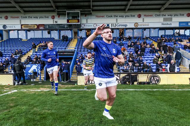 Danny Walker of Warrington Wolves in the pre-game warm up during the Betfred Super League Round 3 match Warrington Wolves vs Wakefield Trinity at The Halliwell Jones Stadium, Warrington, United Kingdom on 28 February 2026

(Photo by Alfie Cosgrove/News Images)