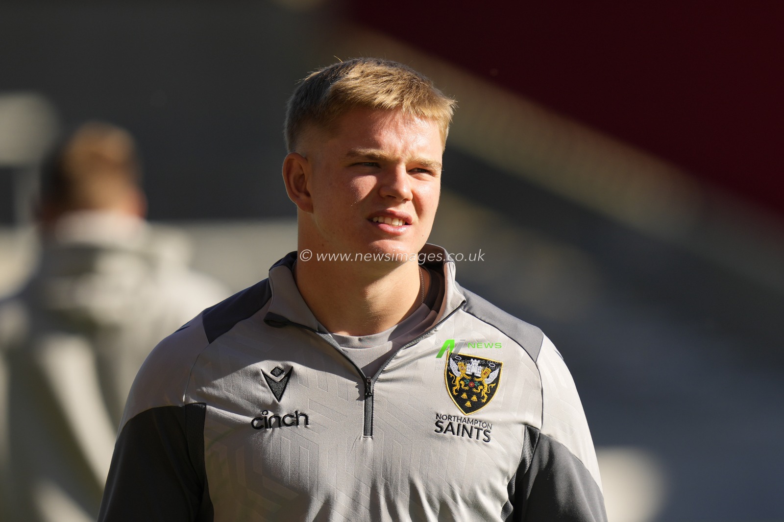 Tom Pearson #7 of Northampton Saints inspects the pitch before the Gallagher Premiership match Sale Sharks vs Northampton Saints at AJ Bell Stadium, Eccles, United Kingdom, 15th October 2023

(Photo by Steve Flynn/News Images)