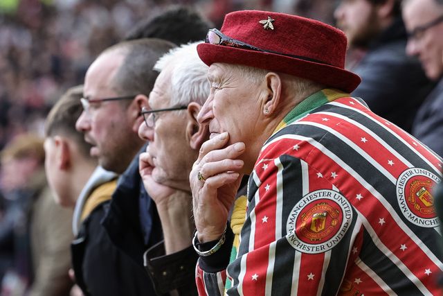 Manchester United fans look on during the Premier League match Manchester United vs Crystal Palace at Old Trafford, Manchester, United Kingdom on 01 March 2026

(Photo by Mark Cosgrove/News Images)